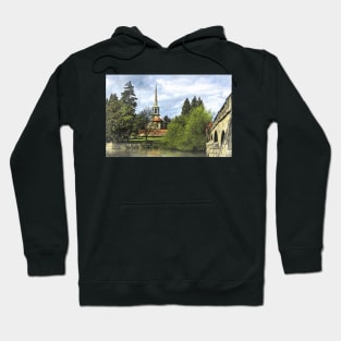 Church By The Thames At Wallingford Hoodie